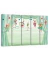 Children's room Canvas painting 5 parts - Circus acrobats | FEEBY