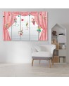 Canvas print for children's room 5 parts - Circus acrobats | FEEBY