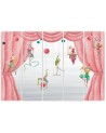Canvas print for children's room 5 parts - Circus acrobats | FEEBY