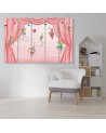 Canvas print for children's room 5 parts - Acrobats circus | FEEBY