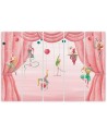 Canvas print for children's room 5 parts - Acrobats circus | FEEBY