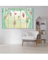 Canvas print for children's room 5 parts - Acrobats circus | FEEBY