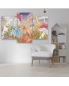 Painting for a child triptych - Little Alice in Wonderland | FEEBY