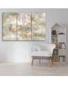 Canvas prints for children - Hot air balloon flying house and fish | FEEBY