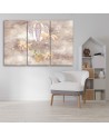 Canvas prints for children - Hot air balloon flying house and fish | FEEBY