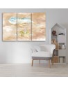 Children's triptych - Flying whale and ship | FEEBY