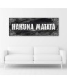 Canvas prints for teenagers panoramic - Hakuna Matata lettering The Lion King | FEEBY
