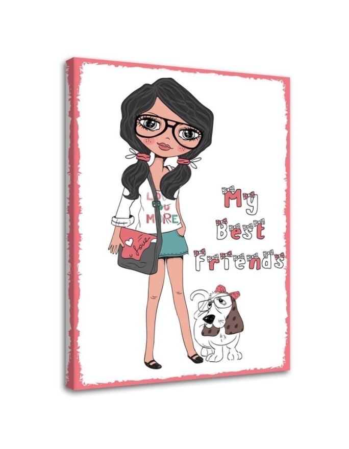 Canvas prints for youth room - Best friends | FEEBY