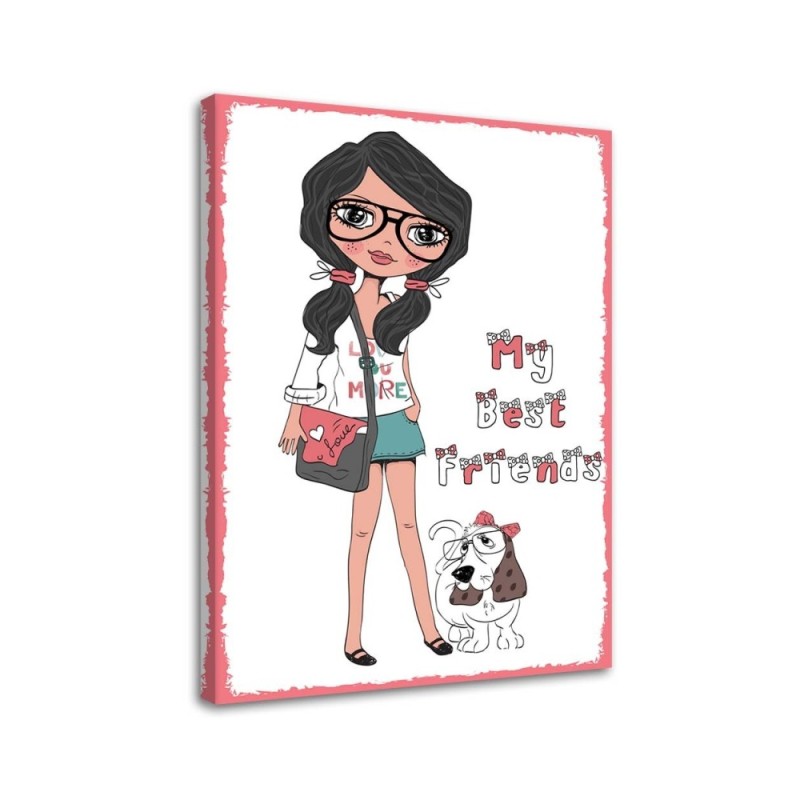Canvas prints for youth room - Best friends | FEEBY