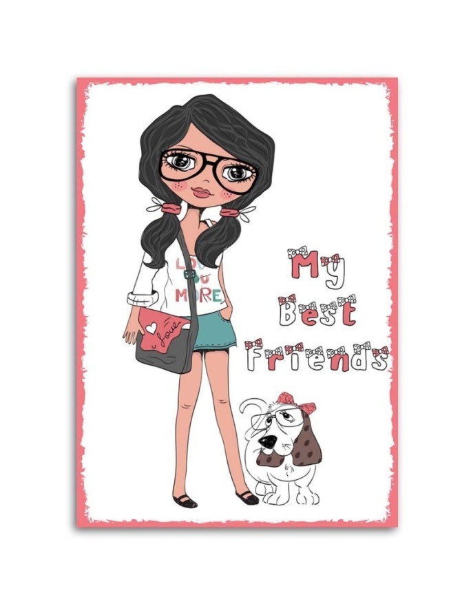 Canvas prints for youth room - Best friends | FEEBY