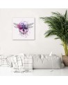 Canvas prints for teenage room - Skull and dragonfly | FEEBY
