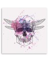 Canvas prints for teenage room - Skull and dragonfly | FEEBY
