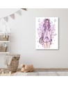 For teenage girl canvas print - Hipster Girl pop art | FEEBY