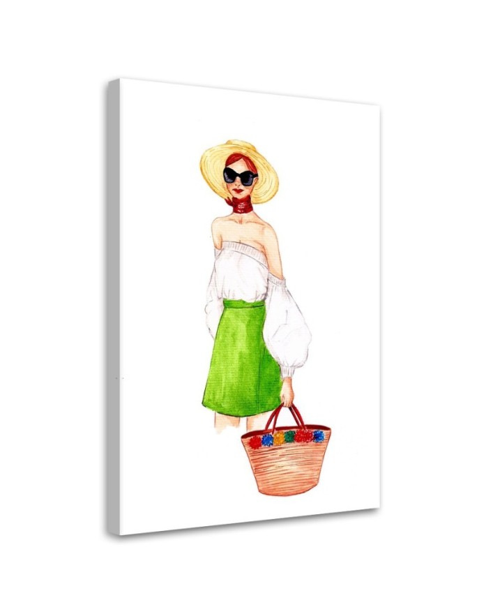Canvas print French look -...