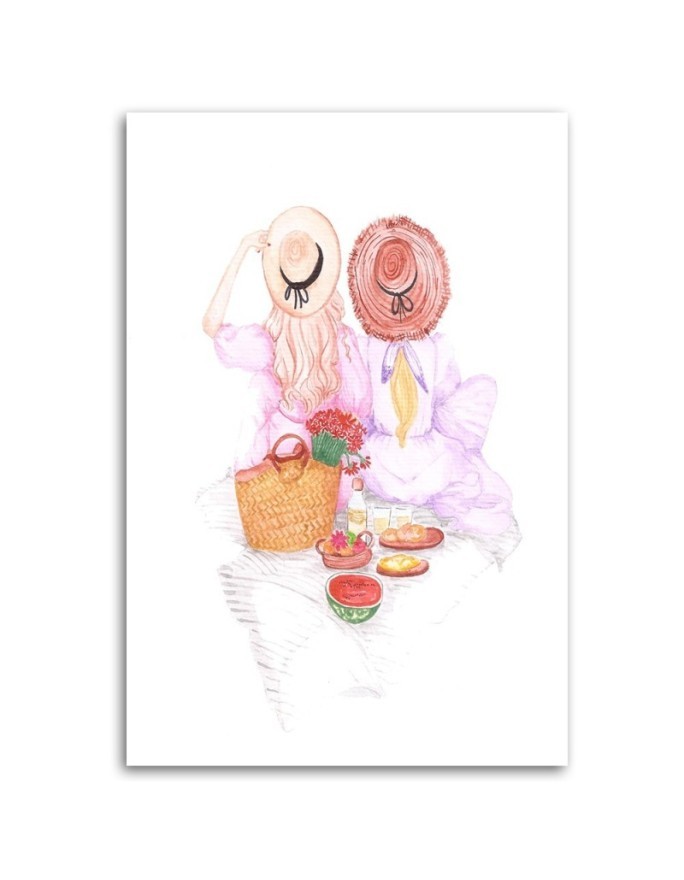 Canvas prints for teenage girl's room - Gisifraga's meeting of friends | FEEBY