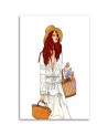 Wall art painting for teenage girl - Shopping day Gisifraga | FEEBY