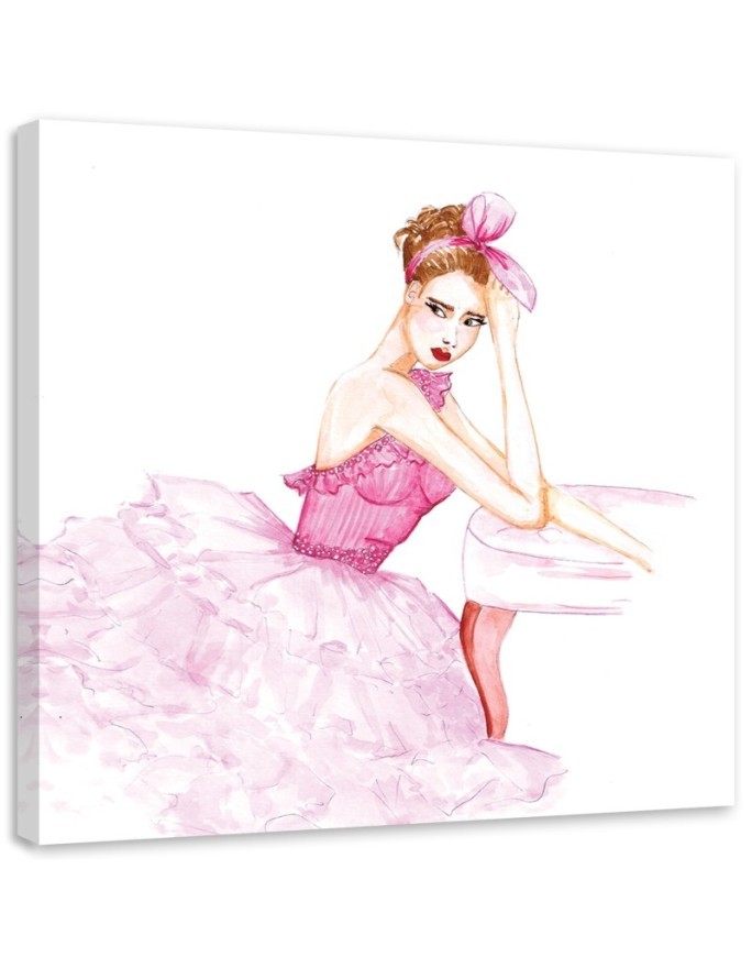 Canvas painting for a teenage girl - Ballerina Gisifraga | FEEBY