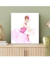 Canvas painting for a teenage girl - Ballerina Gisifraga | FEEBY