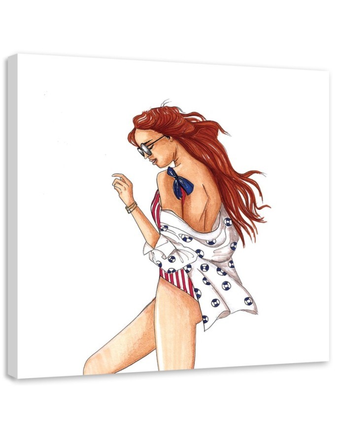 Canvas prints for a teenage girl - Girl on the beach Gisifraga | FEEBY