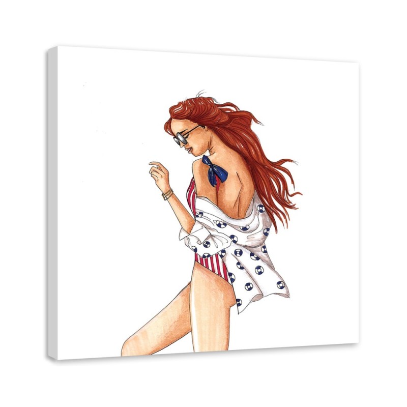 Canvas prints for a teenage girl - Girl on the beach Gisifraga | FEEBY