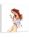Canvas prints for a teenage girl - Girl on the beach Gisifraga | FEEBY