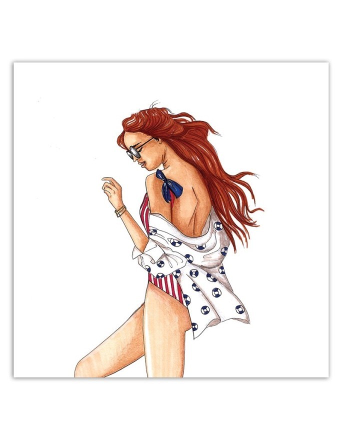Canvas prints for a teenage girl - Girl on the beach Gisifraga | FEEBY