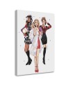 Canvas prints for teen room - Three girls Vivian Arty | FEEBY