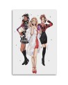 Canvas prints for teen room - Three girls Vivian Arty | FEEBY