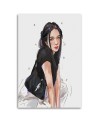 Canvas prints for teenage room - Charming teenage girl Vivian Arty | FEEBY