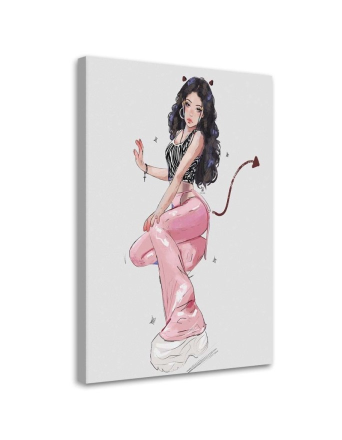 Canvas print Woman with a...