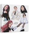 Teenage room wall art painting - Feminine look Vivian Arty | FEEBY