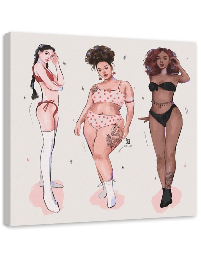 Canvas print for teenage girls - Girls Vivian Arty | FEEBY
