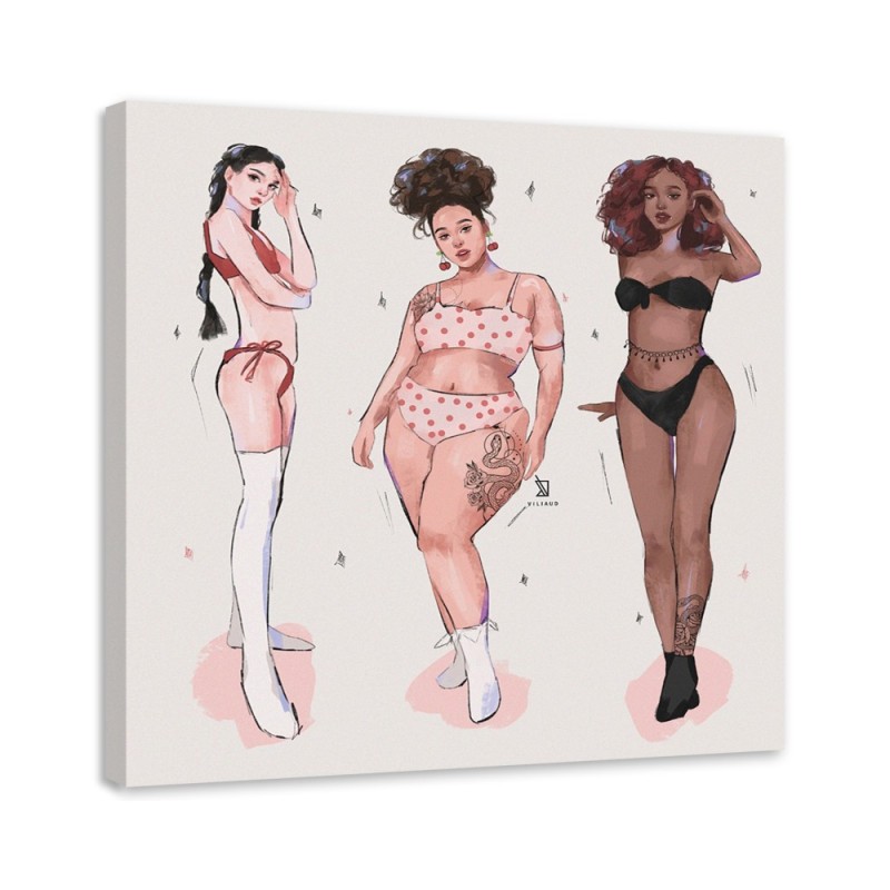 Canvas print for teenage girls - Girls Vivian Arty | FEEBY