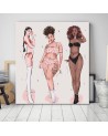 Canvas print for teenage girls - Girls Vivian Arty | FEEBY