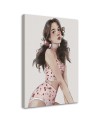 Modern Canvas painting for teenage girls - Girl Vivian Arty | FEEBY