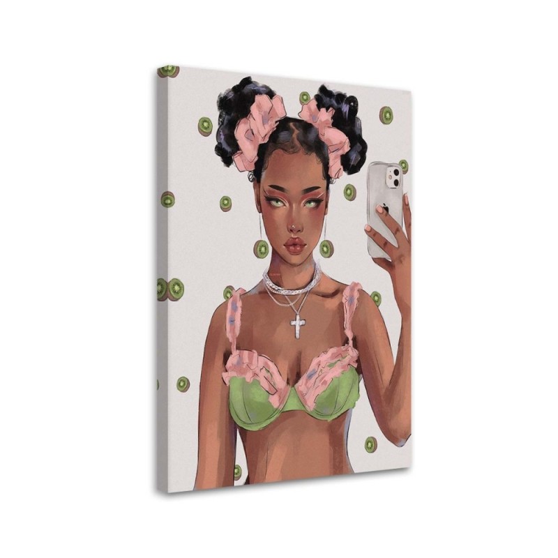 Fashionable Canvas paintings for teenagers - Girl Vivian Arty | FEEBY