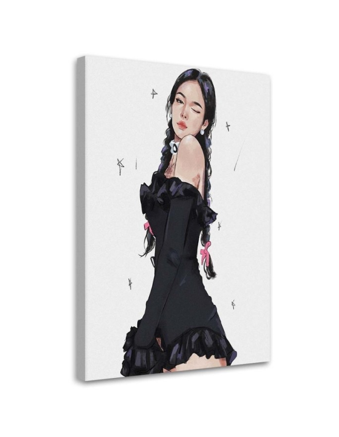 Canvas prints for teenager's room - Glamour teenager Vivian Arty | FEEBY