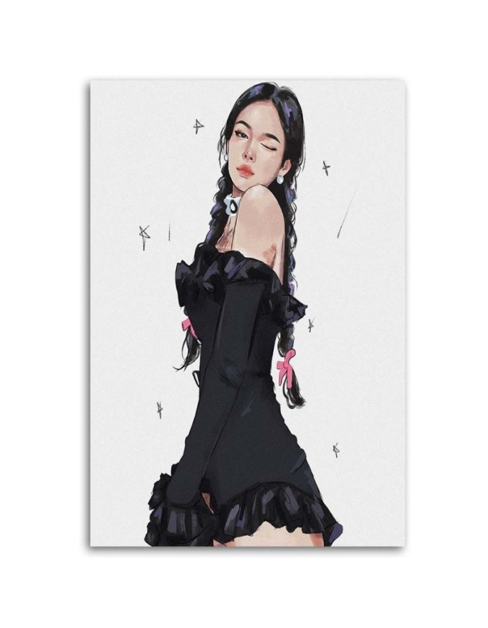 Canvas prints for teenager's room - Glamour teenager Vivian Arty | FEEBY