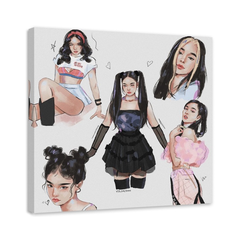 Canvas prints for teenage room - Teenage girls styling by Vivian Arty | FEEBY
