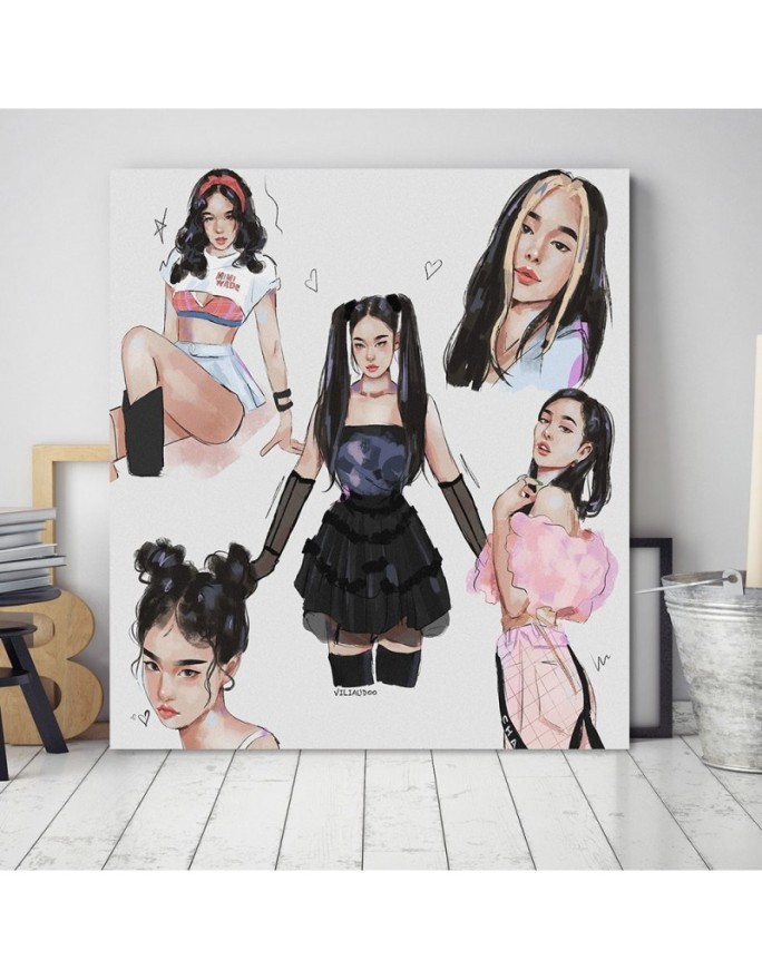 Canvas prints for teenage room - Teenage girls styling by Vivian Arty | FEEBY