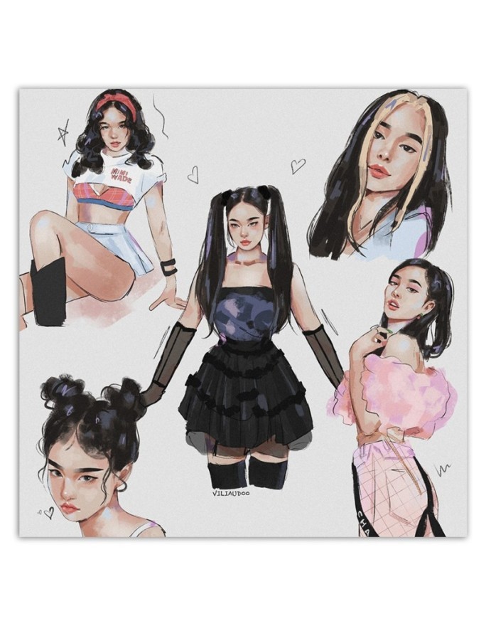 Canvas prints for teenage room - Teenage girls styling by Vivian Arty | FEEBY