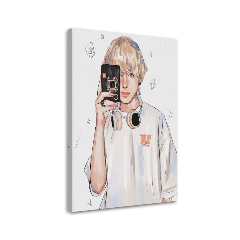 Canvas prints for a teenage girl's room - Teenage blonde Vivian Arty | FEEBY