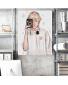 Canvas prints for a teenage girl's room - Teenage blonde Vivian Arty | FEEBY