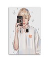Canvas prints for a teenage girl's room - Teenage blonde Vivian Arty | FEEBY