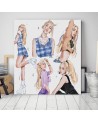 Decorative Canvas painting for teenagers - Blonde singer Vivian Arty | FEEBY