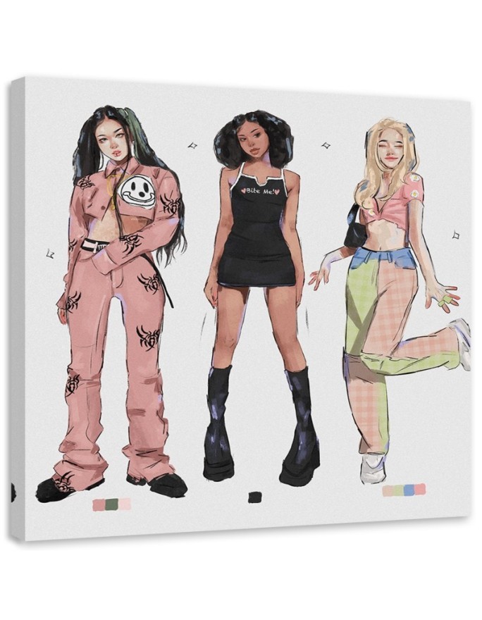 Canvas prints for teenagers - Teenage girl Vivian Arty | FEEBY