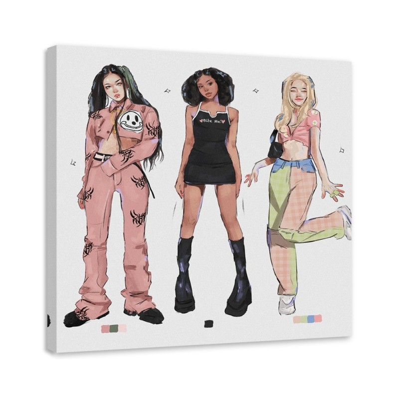 Canvas prints for teenagers - Teenage girl Vivian Arty | FEEBY