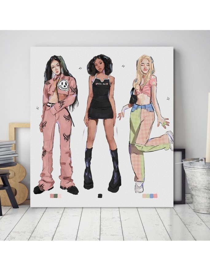 Canvas prints for teenagers - Teenage girl Vivian Arty | FEEBY