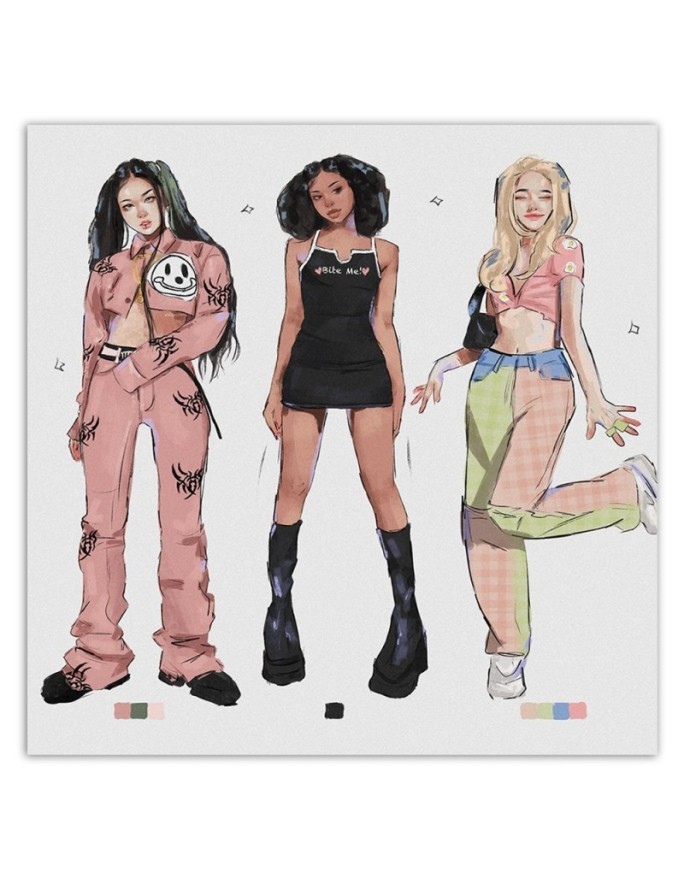 Canvas prints for teenagers - Teenage girl Vivian Arty | FEEBY