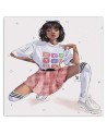 Canvas prints for teenagers - Teenage girl in pink skirt Vivian Arty | FEEBY